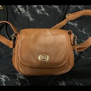Brown crossbody purse